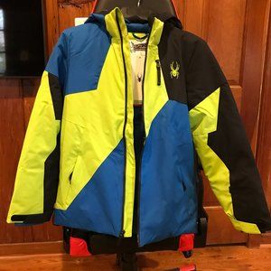 Spyder Boys Ambush Ski Jacket Size 14
